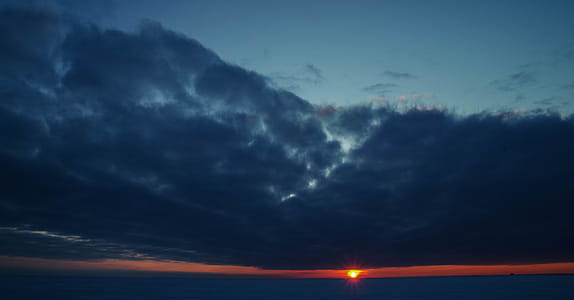 Silhouette Photo of Sunset View thumbnail