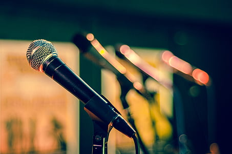 black microphone thumbnail