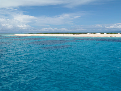 Water and ocean of the Great Barrier Reef in Queensland, Australia thumbnail
