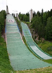 Jyväskylä ski jump in Finland thumbnail