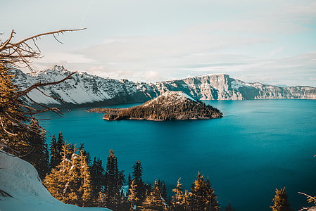 island surrounded by body of water thumbnail