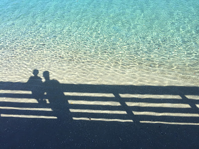 shadow of two person on the ocean thumbnail