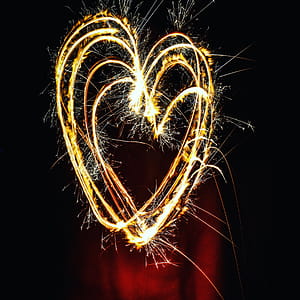 Heart-shaped Fireworks thumbnail