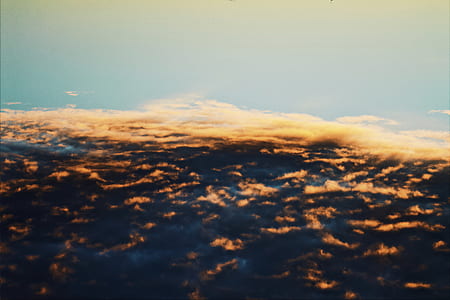 aerial photo of cumulus clouds thumbnail