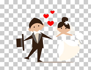 Wedding Marriage Icon, Bride and groom, bride and groom illustration PNG clipart