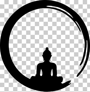 Zen Ensō Buddhism Buddhist meditation Enlightenment, Ink Lord Buddha PNG clipart
