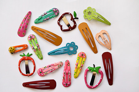 assorted-color hair clips thumbnail