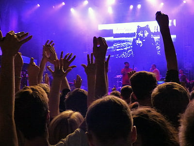 group of people inside concert hall thumbnail
