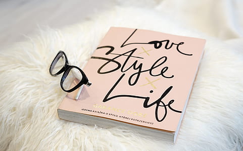 black eyeglasses on Love Style Life book thumbnail