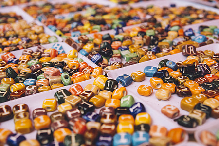 macrophotography of assorted-color beads thumbnail