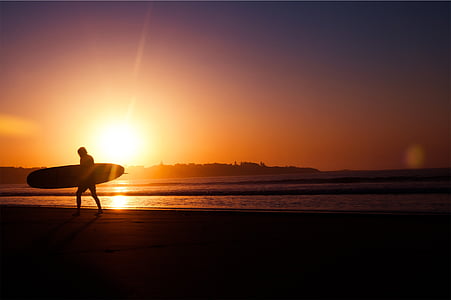 man walking on the seashore thumbnail