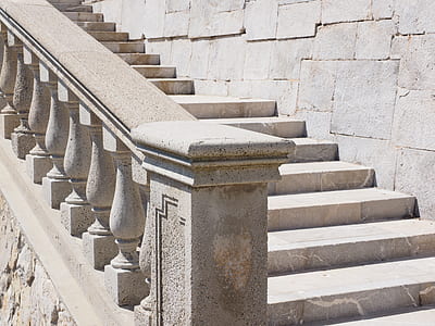 white concrete stairs thumbnail