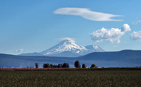 white mountain under blue sky thumbnail