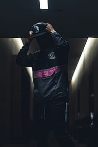 person in black pullover hoodie thumbnail