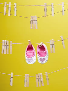Baby's White-and-pink Polka-dot Shoes thumbnail