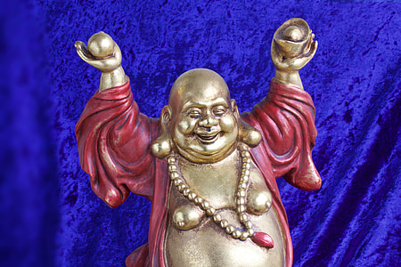 brass laughing Buddha thumbnail