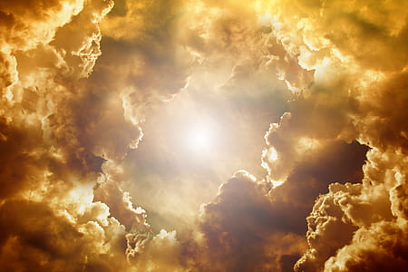 gloomy sky during golden hour thumbnail