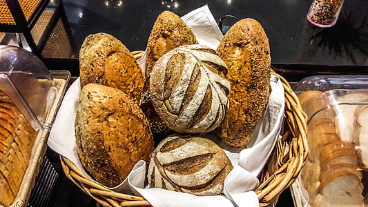 brown breads in basket thumbnail