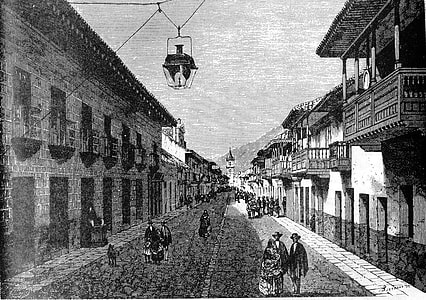 Royal Street now know as Seventh Avenue in Bogota Colombia thumbnail
