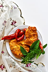 Fried fish with chili pepper and mint II thumbnail