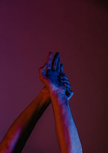 person's two hands holding each other thumbnail