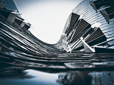 worm's eye photography of white building thumbnail