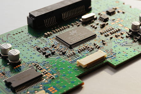 Green Black and White Computer Chip Circuit thumbnail