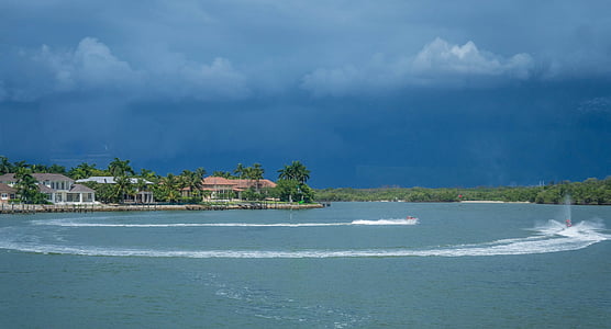 person riding watercraft in water thumbnail