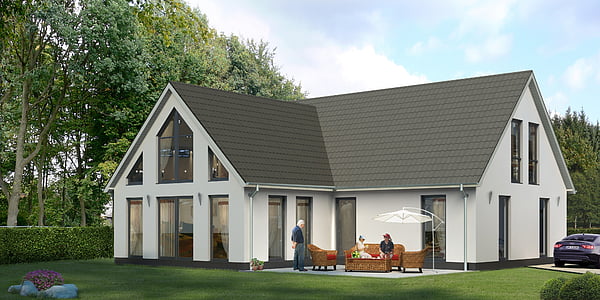 white and gray bungalow thumbnail