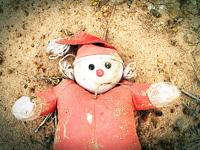 monkey wearing santa claus costume thumbnail