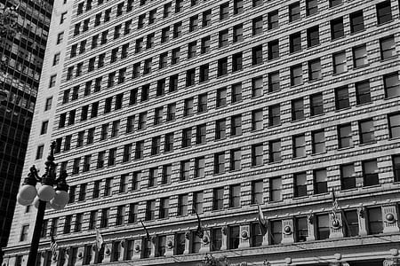 grayscale photo of buildings thumbnail