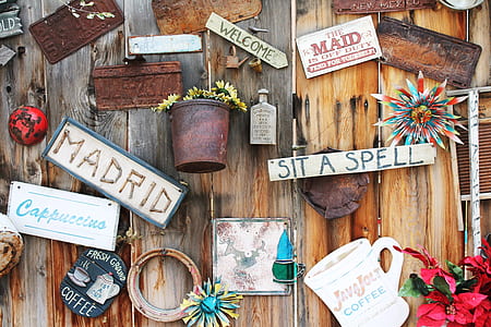 wood, art, coffee, sign thumbnail