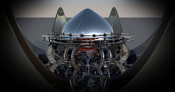 sience fiction, vehicle, machine, spaceship, reflection, travel thumbnail