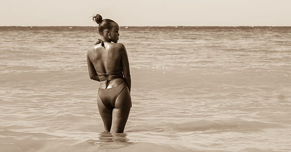 grayscaled photo of woman thumbnail