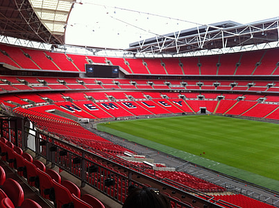 red and green Wembley game field at daytime thumbnail