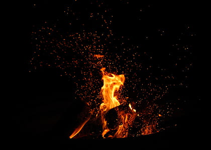 bonfire in dim light thumbnail