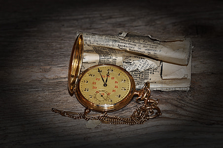 gold-colored pocket watch at 12:55 thumbnail