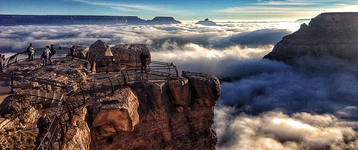 aerial photography of rock formation thumbnail