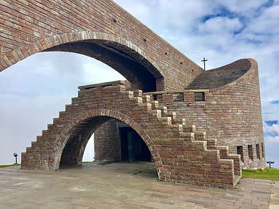 brown brick stairs near grass thumbnail