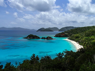 aerial photography of body of water near shore thumbnail