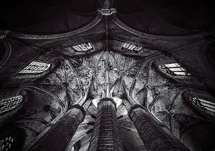 grayscale photography of building thumbnail