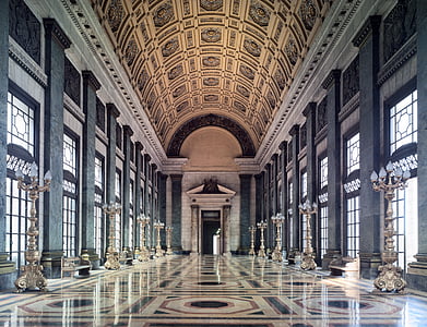 architectural interior photo of concrete building thumbnail