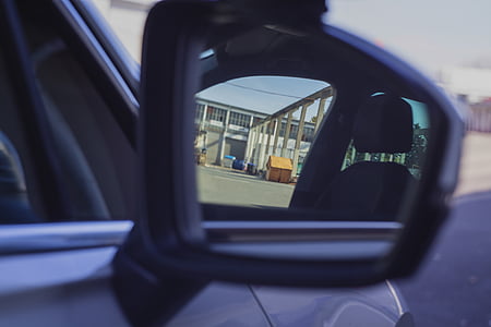 unpaired black side mirror thumbnail