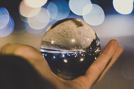 Crystal Ball on Person's Hand thumbnail