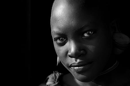 grayscale photography of woman thumbnail