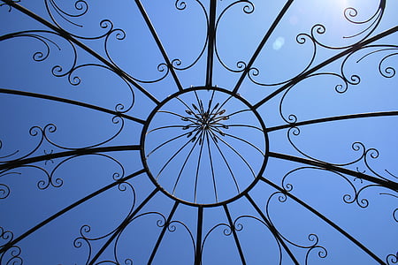 black floral grille photo thumbnail