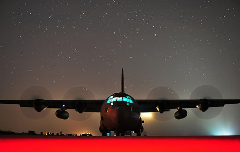 photo black Airplane taking off thumbnail