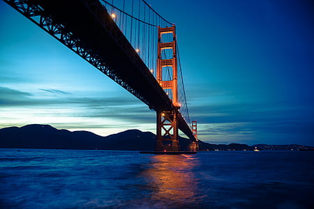 San Francisco Bridge during nightime thumbnail