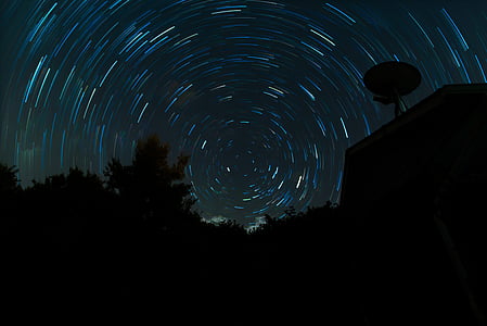 time lapse photography of stars thumbnail