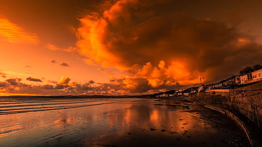 seashore sunset thumbnail